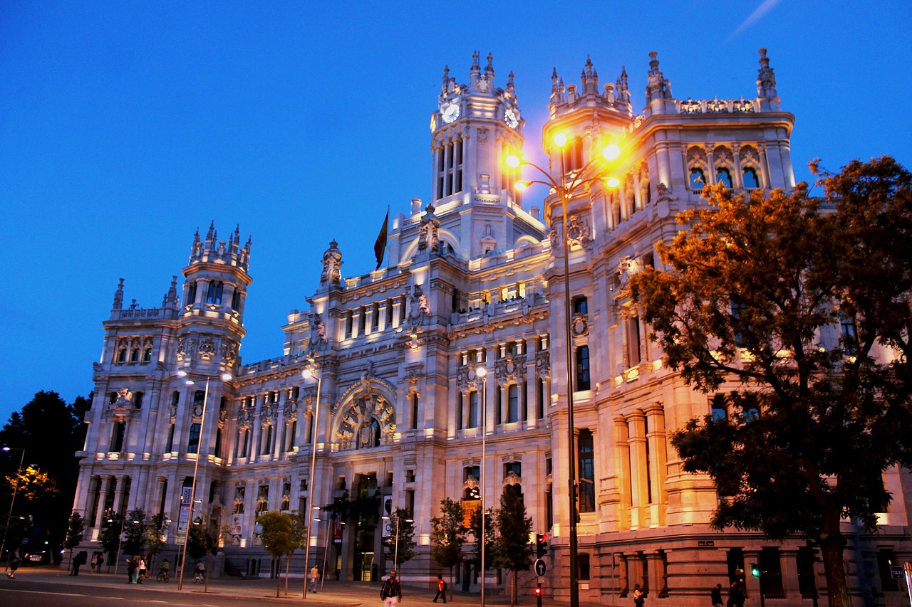 Madrid city view