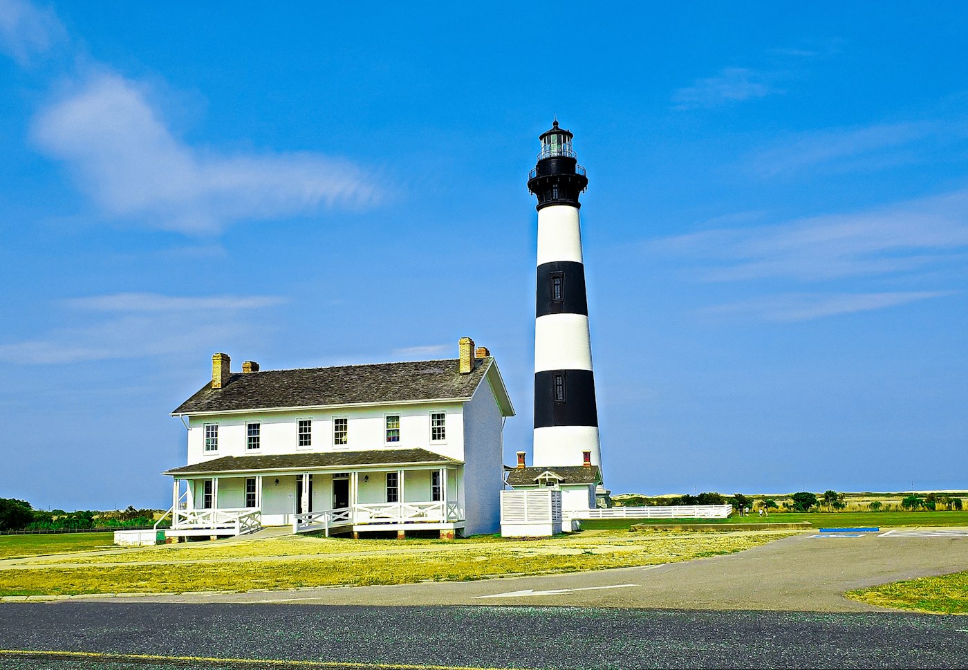 Bodie Island Lighthouse on the Outer Banks of North Carolina